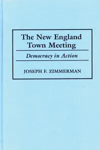 The New England Town Meeting_cover