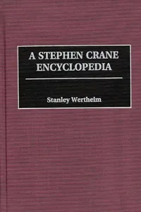 A Stephen Crane Encyclopedia_cover