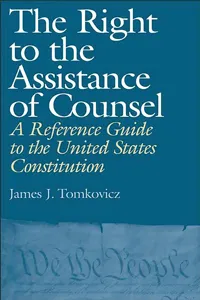 The Right to the Assistance of Counsel_cover