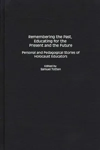 Remembering the Past, Educating for the Present and the Future_cover