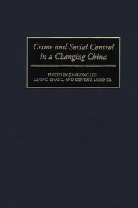 Crime and Social Control in a Changing China_cover