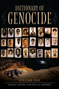 Dictionary of Genocide_cover