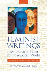 Feminist Writings from Ancient Times to the Modern World_cover