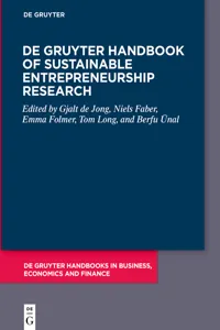 De Gruyter Handbook of Sustainable Entrepreneurship Research_cover