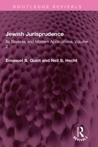 Jewish Jurisprudence_cover