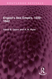 England's Sea Empire, 1550-1642_cover