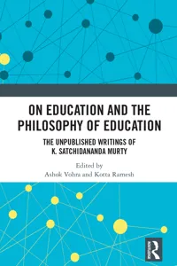 On Education and the Philosophy of Education_cover
