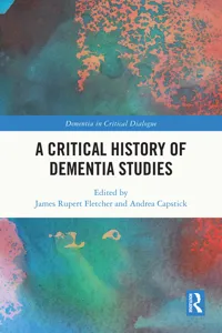 A Critical History of Dementia Studies_cover