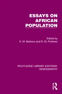 Essays on African Population_cover