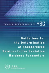 Guidelines for the Determination of Standardized Semiconductor Radiation Hardness Parameters_cover