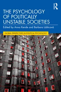 The Psychology of Politically Unstable Societies_cover