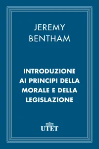 Introduzione ai principi della morale e della legislazione_cover