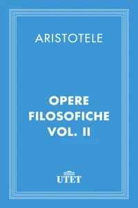 Opere filosofiche/Vol. II_cover