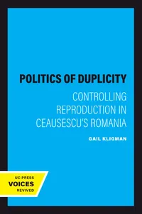 The Politics of Duplicity_cover