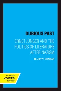 A Dubious Past_cover