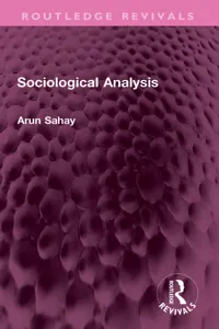 Sociological Analysis_cover