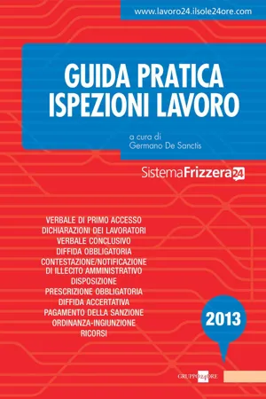 Guida Pratica Ispezioni lavoro