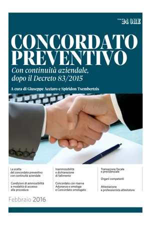 Concordato preventivo con continuità aziendale 2016