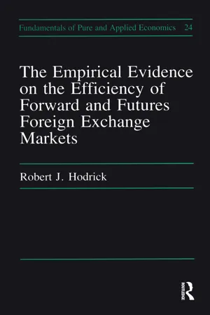 Empirical Evidence on the Efficiency of Forward and Futures Foreign Exchange Markets