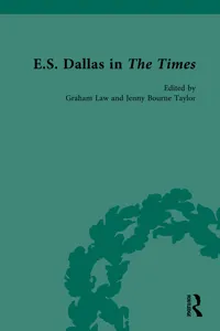 E.S. Dallas in The Times_cover