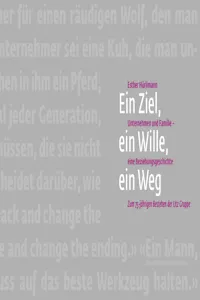 Ein Ziel, ein Wille, ein Weg_cover