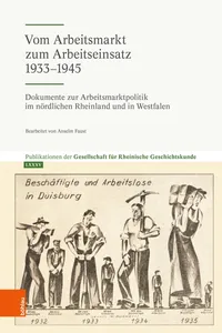 Vom Arbeitsmarkt zum Arbeitseinsatz 1933-1945_cover