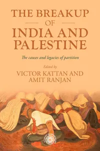 The breakup of India and Palestine_cover