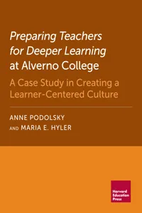 Preparing Teachers for Deeper Learning at Alverno College_cover