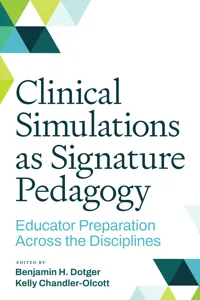 Clinical Simulations as Signature Pedagogy_cover
