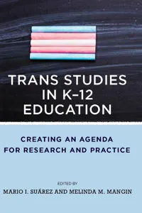 Trans Studies in K-12 Education_cover