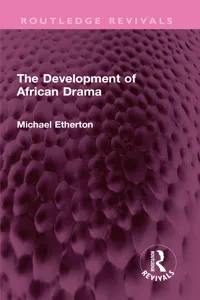 The Development of African Drama_cover