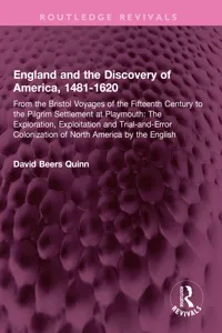 England and the Discovery of America, 1481-1620_cover