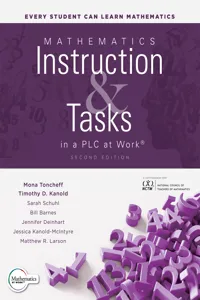 Mathematics Instruction and Tasks in a PLC at Work®, Second Edition_cover