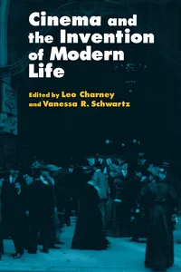 Cinema and the Invention of Modern Life_cover