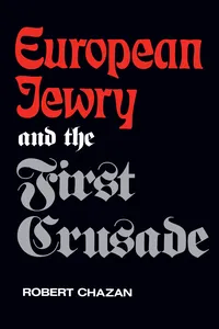 European Jewry and the First Crusade_cover