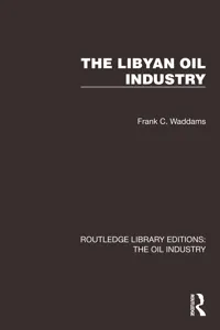 The Libyan Oil Industry_cover