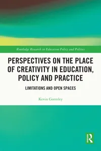 Perspectives on the Place of Creativity in Education, Policy and Practice_cover