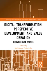 Digital Transformation, Perspective Development, and Value Creation_cover