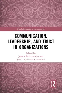 Communication, Leadership and Trust in Organizations_cover