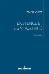 Existence et significativité_cover