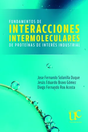 Fundamentos de interacciones intermoleculares de proteínas de interés industrial