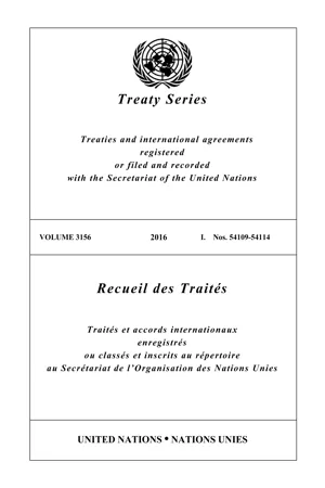 Treaty Series 3156 / Recueil des Traités 3156