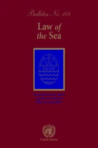 Law of the Sea Bulletin, No. 108_cover