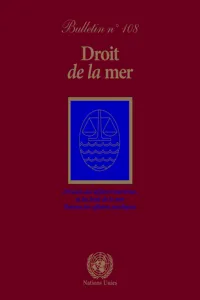 Droit de la mer Bulletin, No. 108_cover