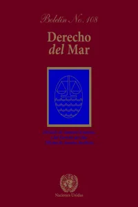 Derecho del mar Boletín, No. 108_cover