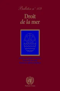 Droit de la mer Bulletin, No. 109_cover