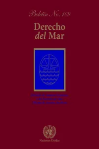 Derecho del mar Boletín, No. 109_cover