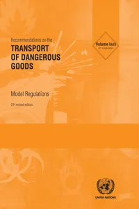 Recommendations on the Transport of Dangerous Goods_cover