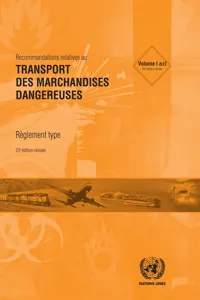 Recommandations relatives au transport des marchandises dangereuses_cover