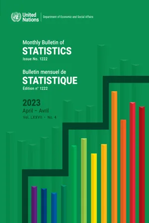 Monthly Bulletin of Statistics, April 2023/Bulletin mensuel de statistiques, avril 2023